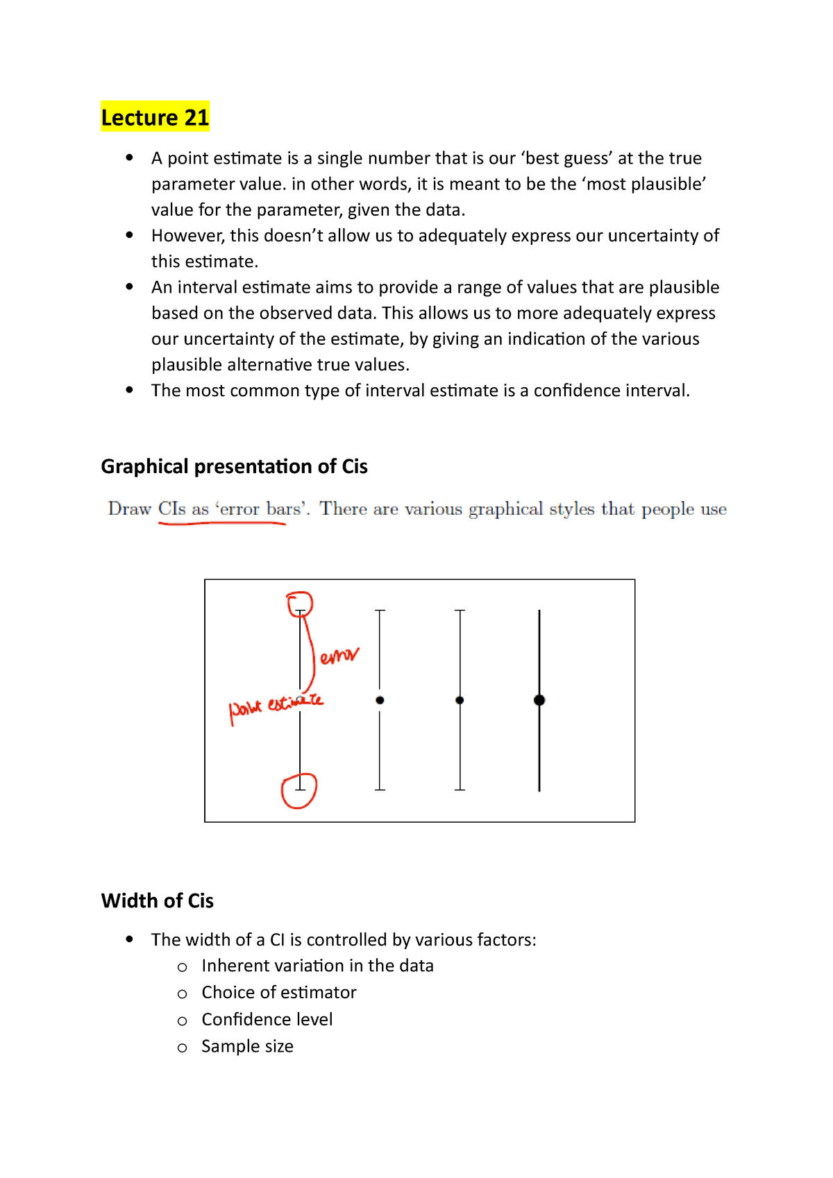 lecture-21-lecture-21-a-point-estimate-is-a-single-number