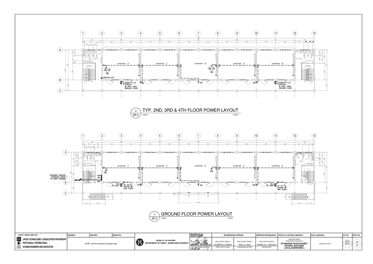 EE1-EE3 ( 20-CL )-EE-2 - electrical - A B A B (SEE COVER SHEET) (SEE ...