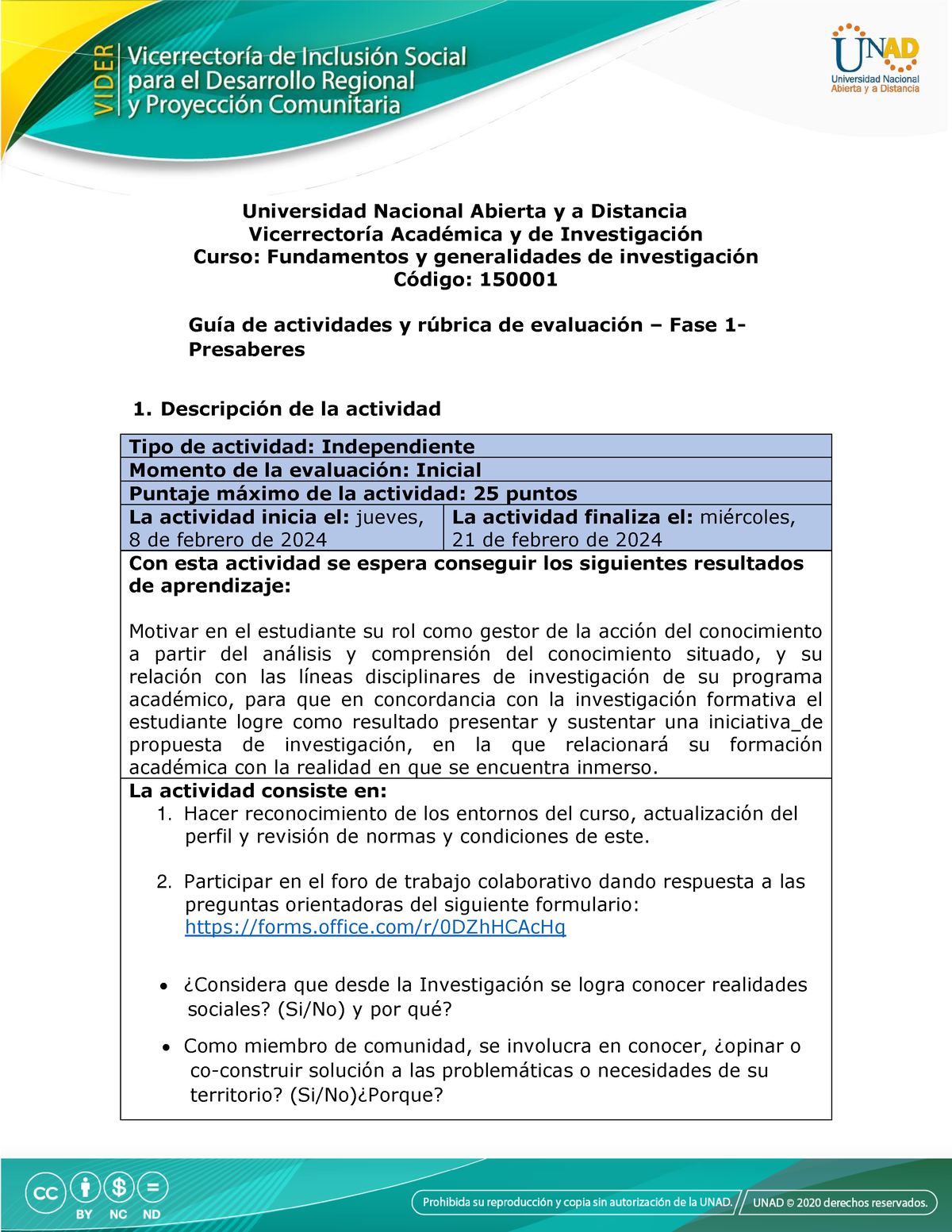 Guía De Actividades Y Rúbrica De Evaluación - Fase 1 - Pre-saberes ...