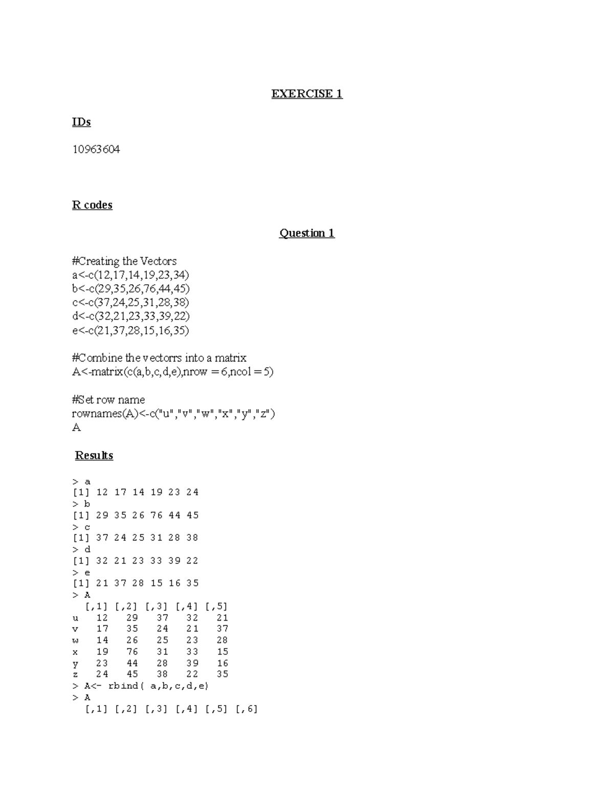 Exercise 1 - needful - Business administration - UG - Studocu