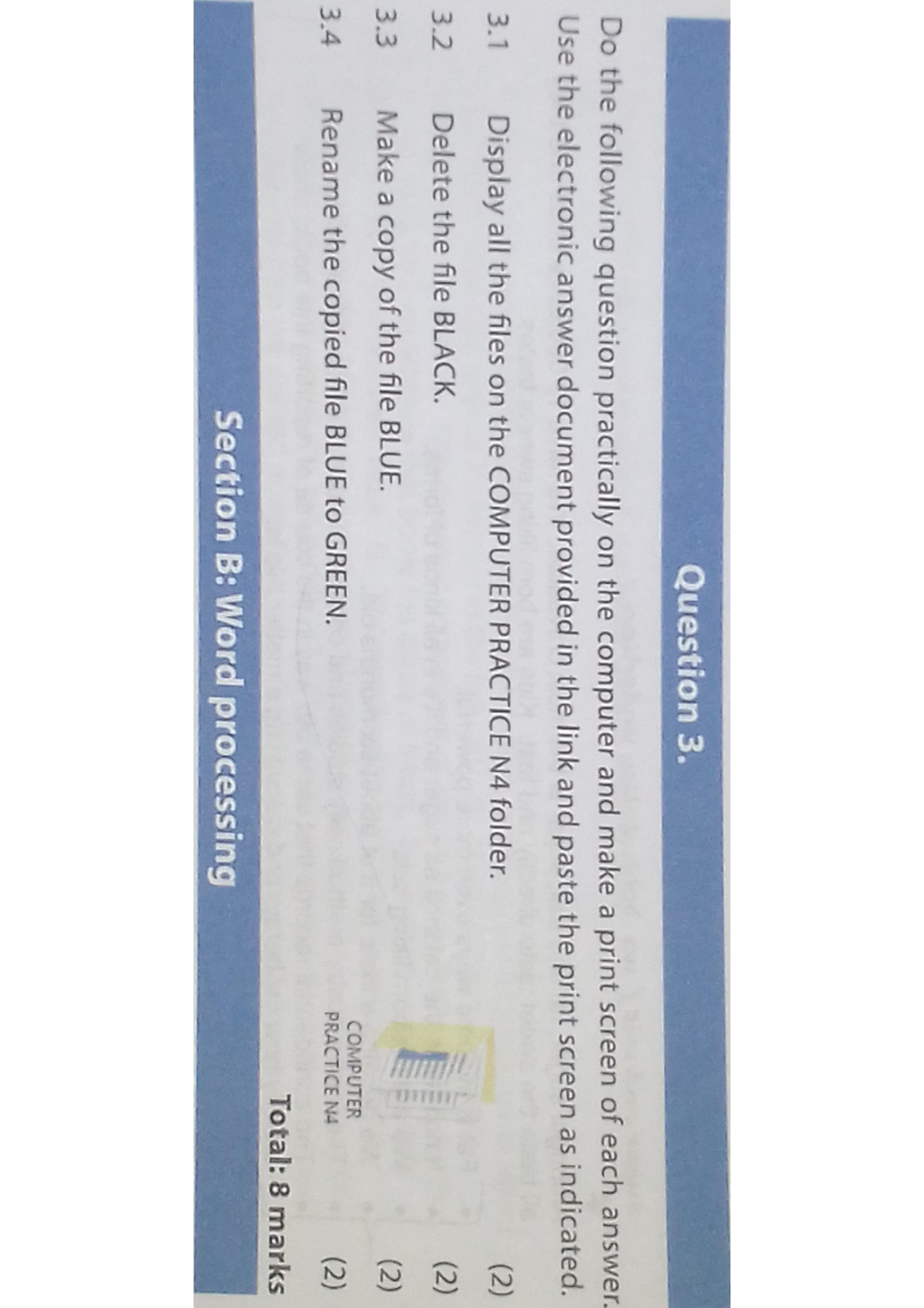 PDF Scanner 180824 6 - Computer Practice N4 - Question 3. Do the ...