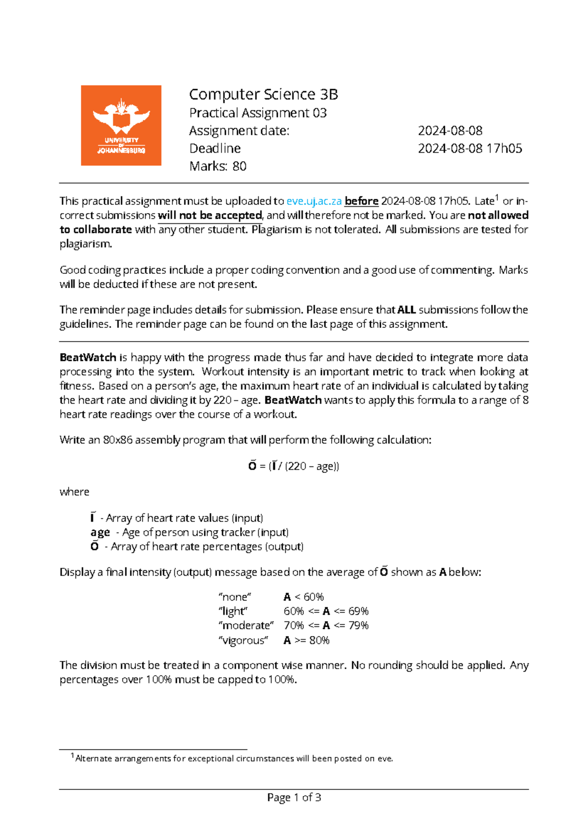 Acsse CSC3B 2024 P03 - Practical 3 for computer science 3a - Computer ...