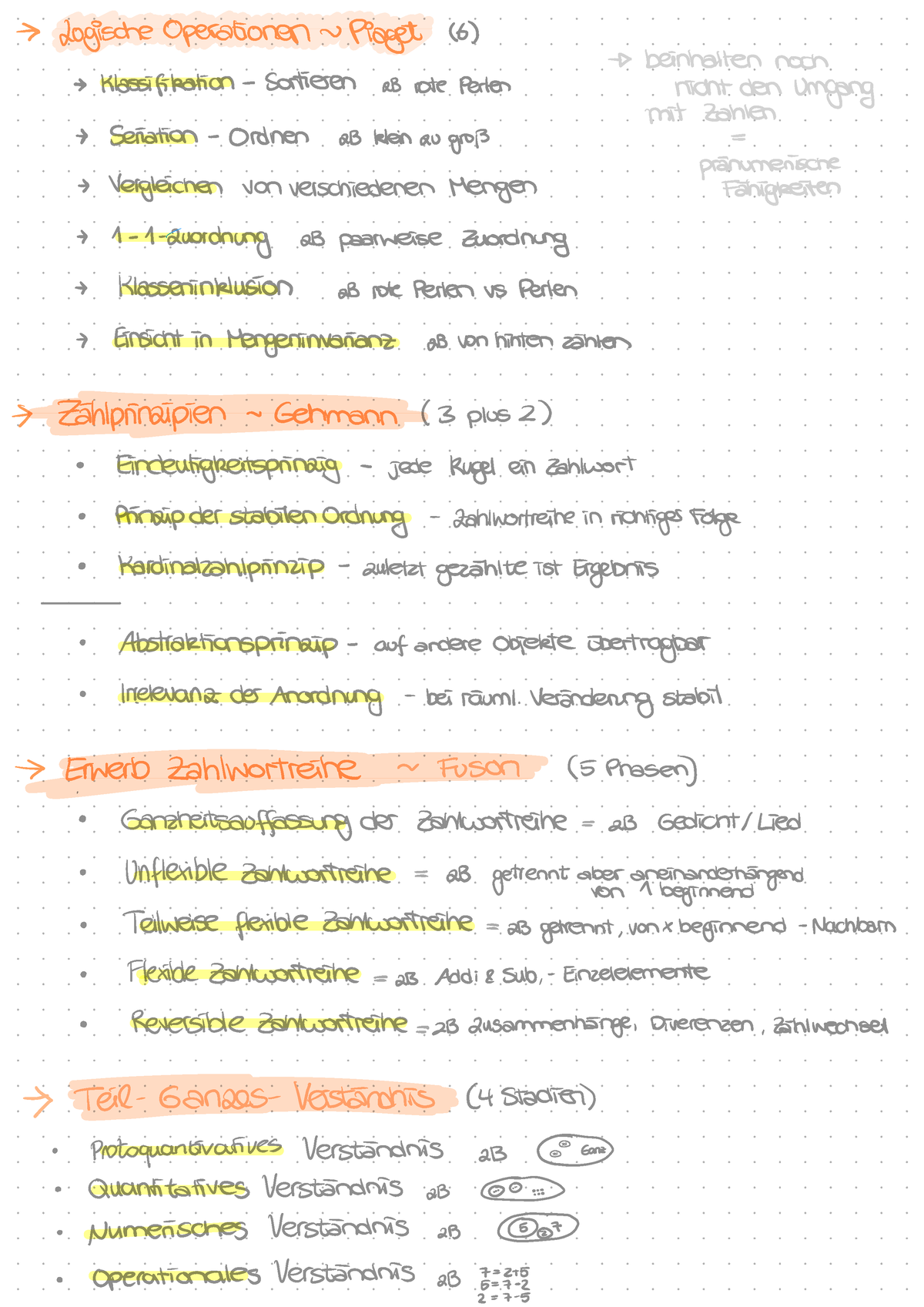 Zusammenfassung Z O SoSe22 Logische Operationen Piaget 6