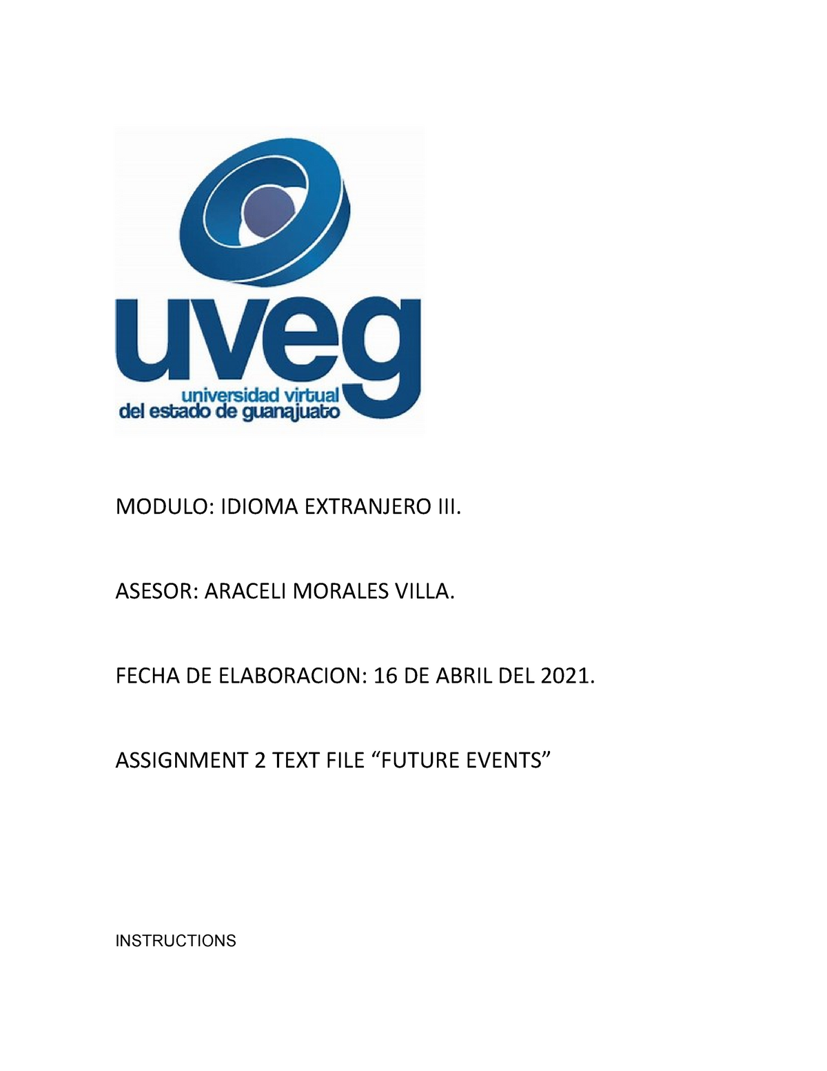 assignment 2 text file uveg ingles 3