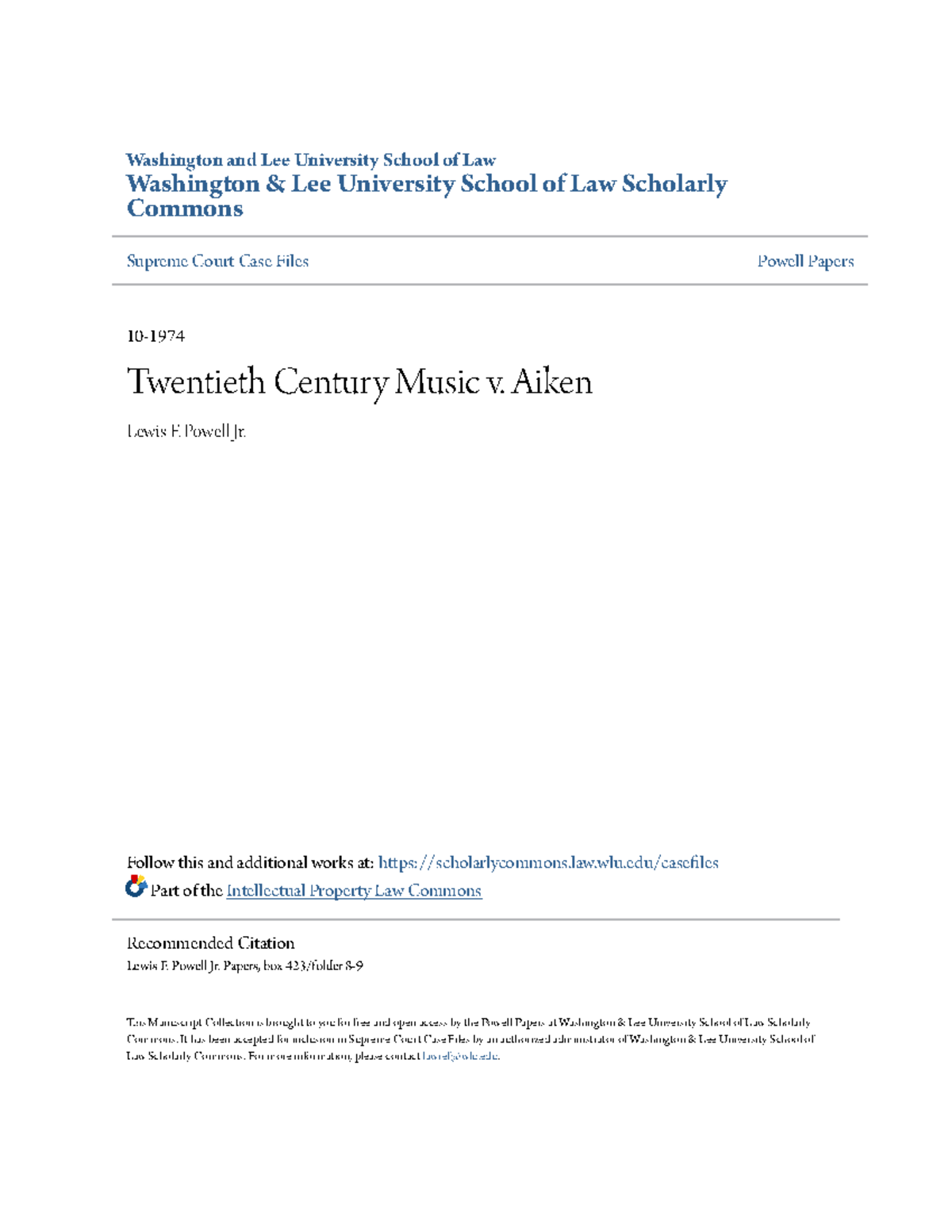 Twentieth Century Music V Aiken Washington And Lee University School twentieth-century-music-v-aiken-washington-and-lee-university-school