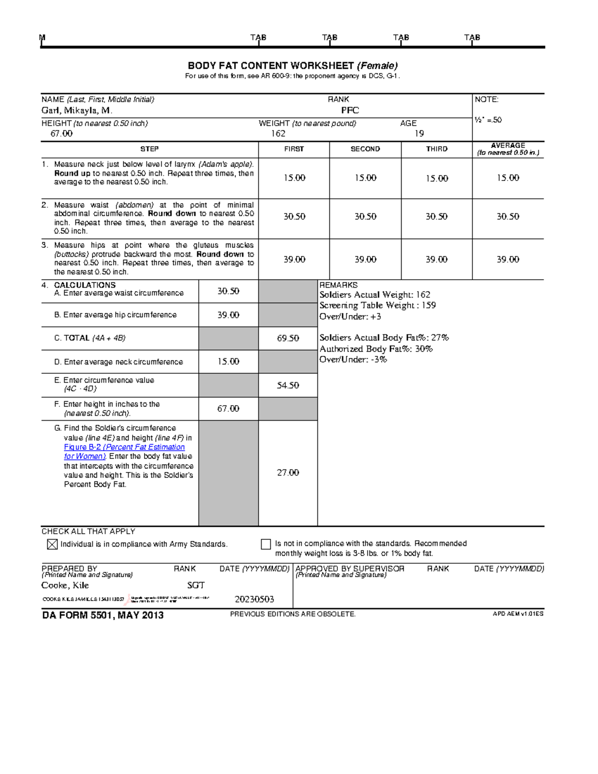 5501-5501-soldiers-actual-weight-162-screening-table-weight-159