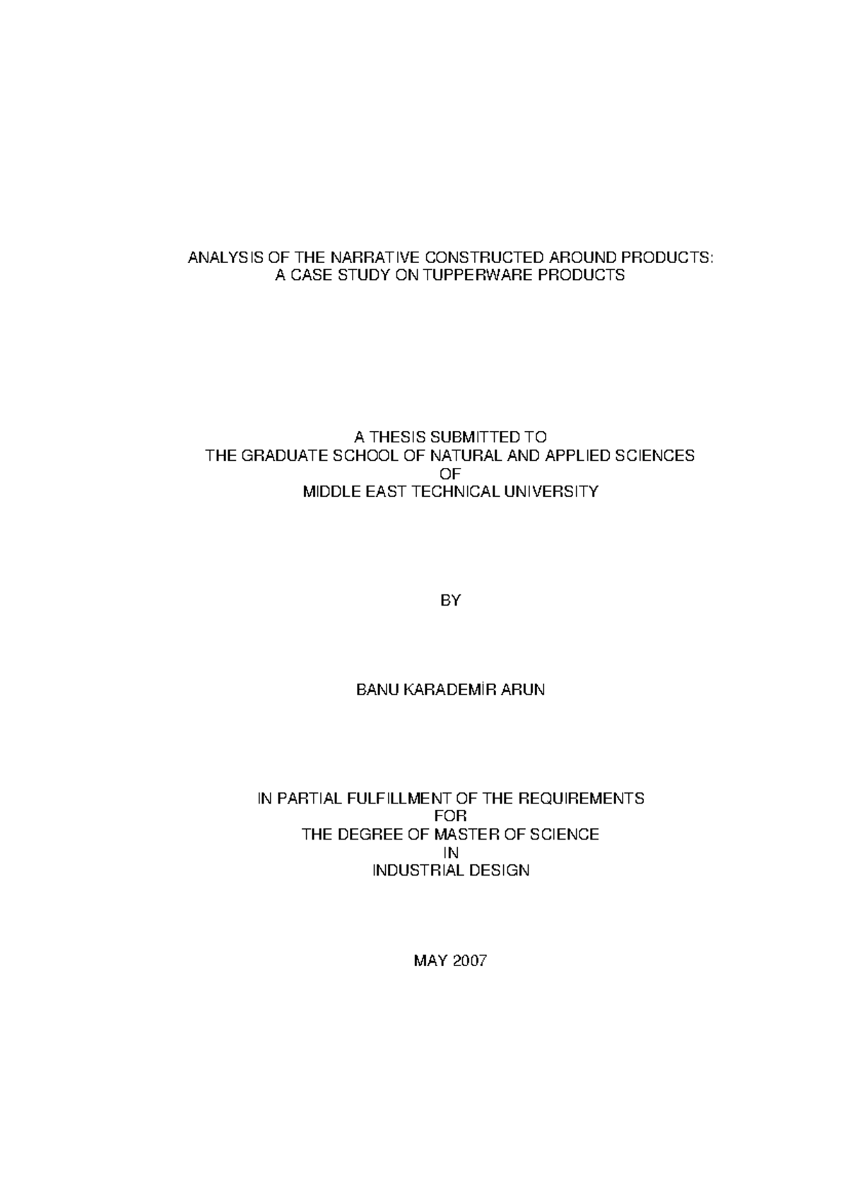 Index - Hhxxfv - ANALYSIS OF THE NARRATIVE CONSTRUCTED AROUND PRODUCTS ...