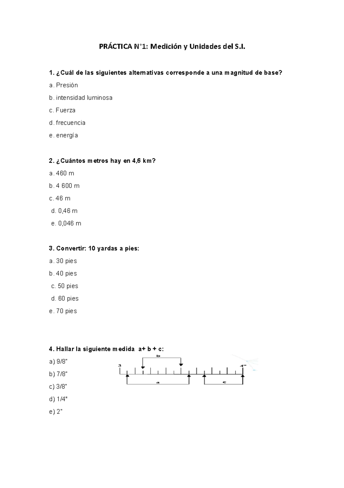 Práctica N°1. Medidas Y Unidades Del S.I - PRÁCTICA N°1: Medición Y ...