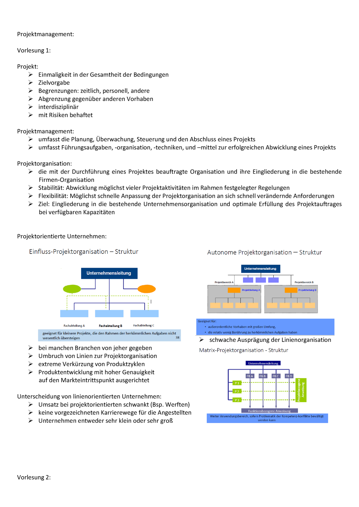 Projektmanagement-Zusammenfassung Sose2020 - Projektmanagement ...