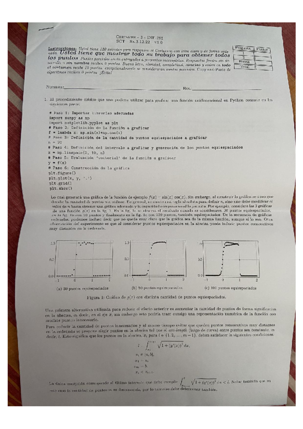 C3 2022-2 INF-285 - Ejercicios C3 - Computación Científica - Studocu