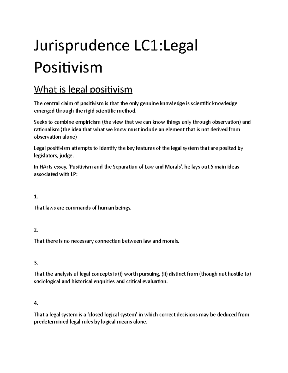 What Is Legal Positivism In Jurisprudence