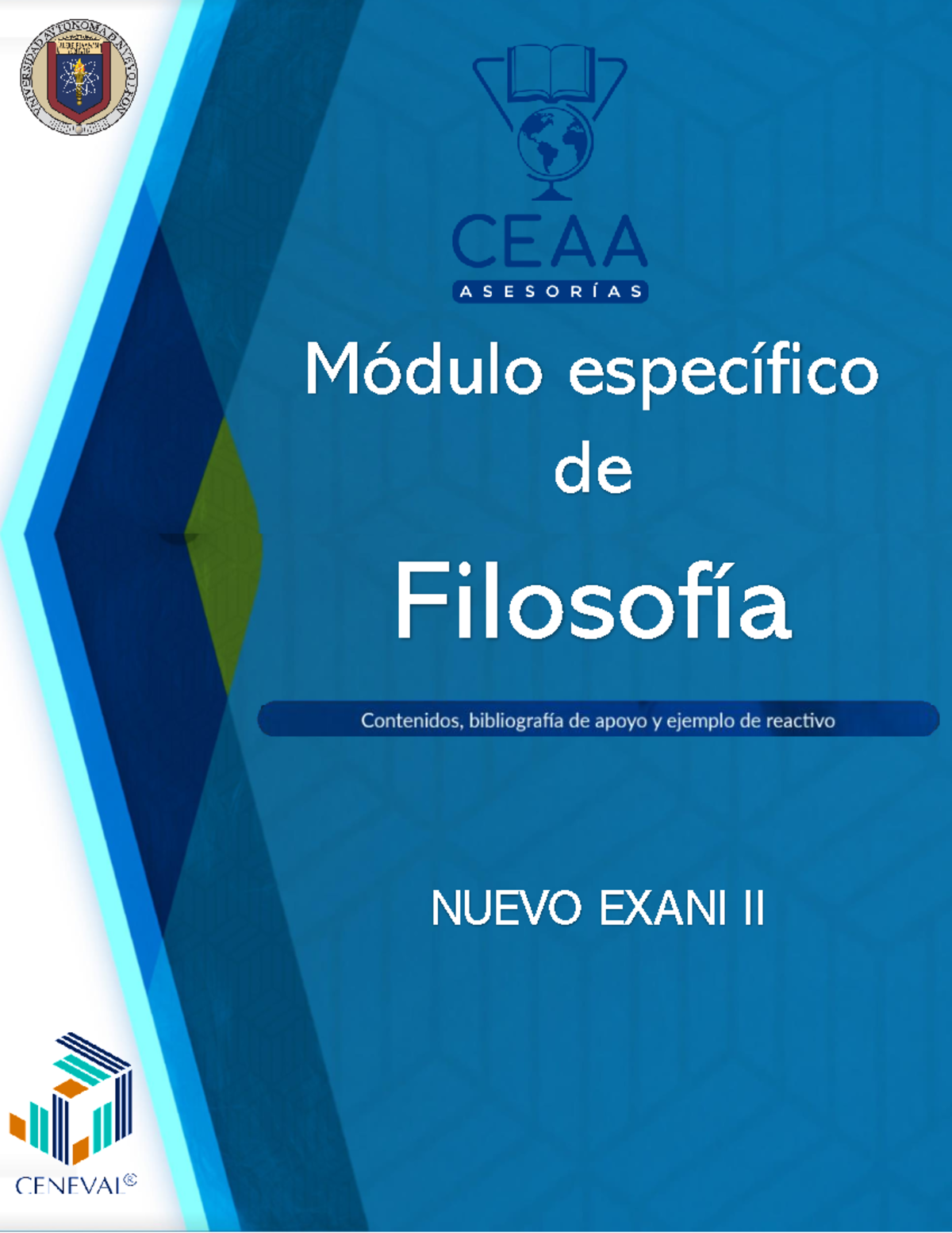 Filosofia - clase - } Módulo específico de Filosofía NUEVO EXANI II ...