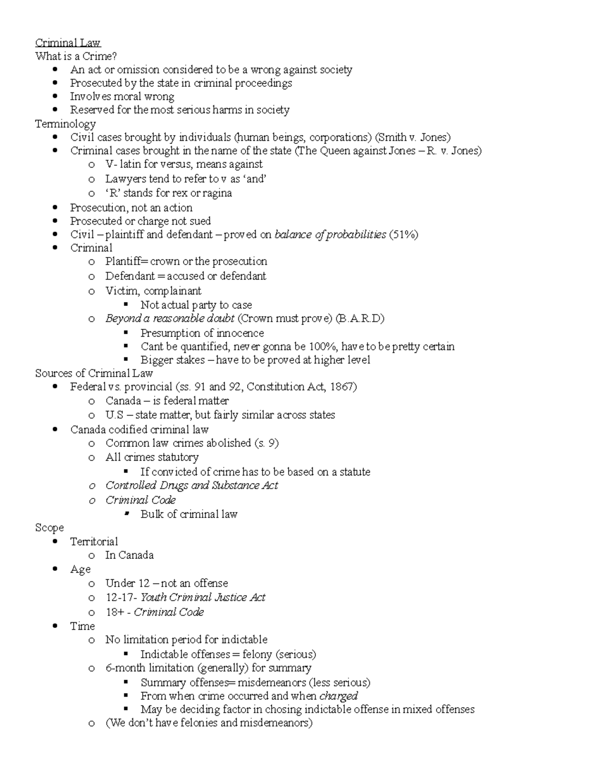 summary-criminal-law-criminal-law-what-is-a-crime-an-act-or