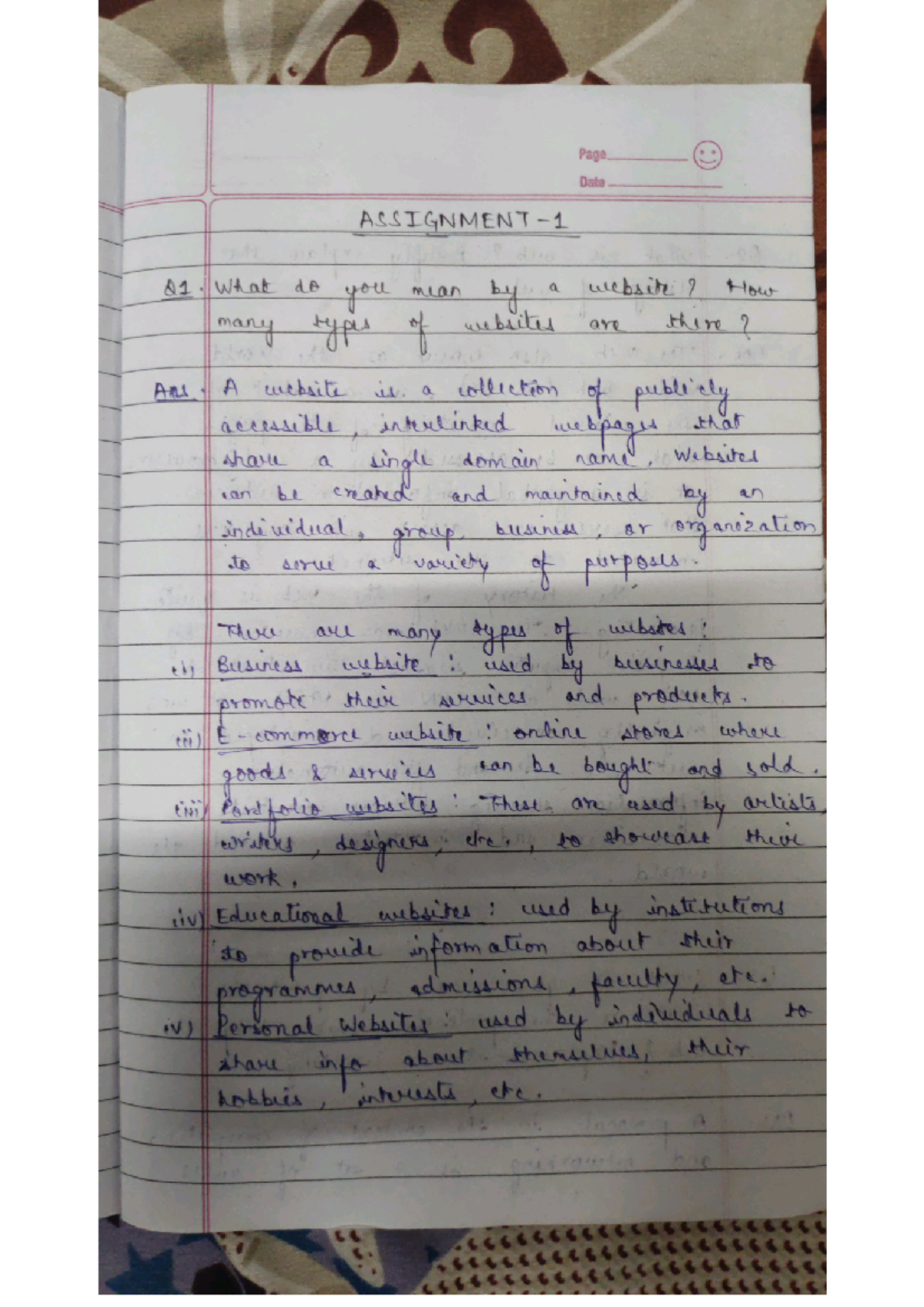 Web technology assignment - Bachleor of Technology - Studocu