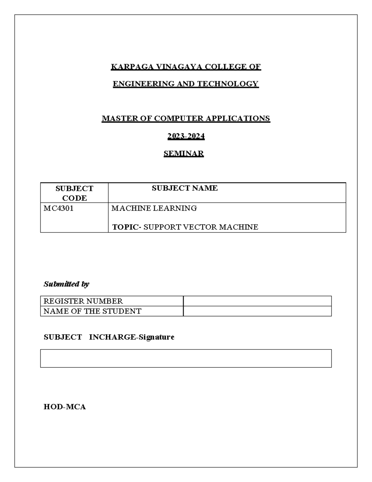 ML - NOTES - KARPAGA VINAGAYA COLLEGE OF ENGINEERING AND TECHNOLOGY ...