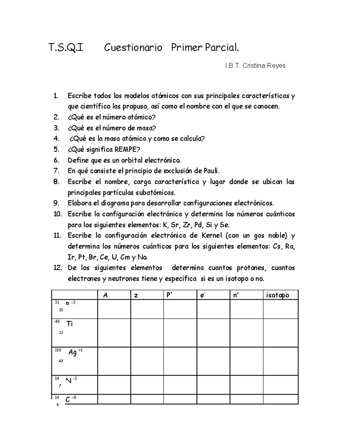 TSQ1 Cuestionario 1 - Guía para examen - T.S.Q Cuestionario Primer ...