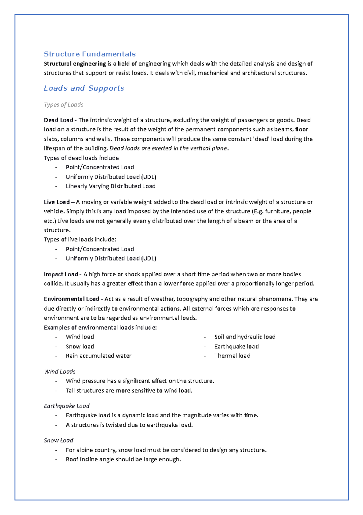 Structural Fundamentals - Structure Fundamentals Structural Engineering ...