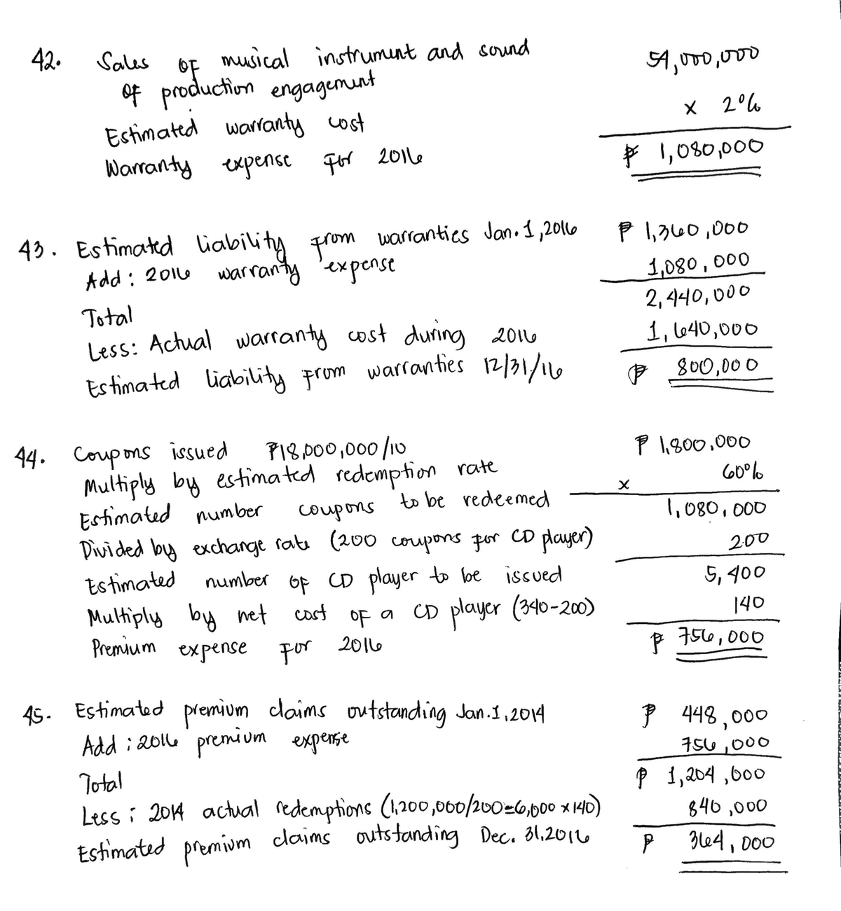 Intermediate Accounting Long Quiz Practice Manual Solution Intermediate ...