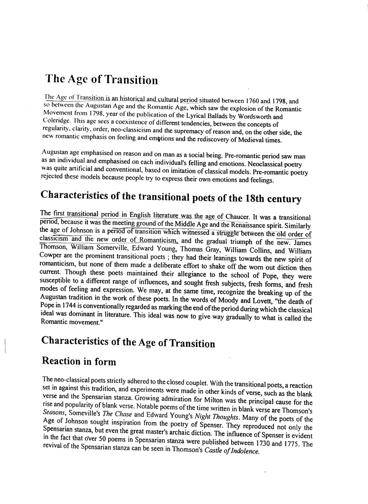 Module 7 The Age Of Transition The Age Of Transition The Age Of Transitionis An Historicaland Studocu