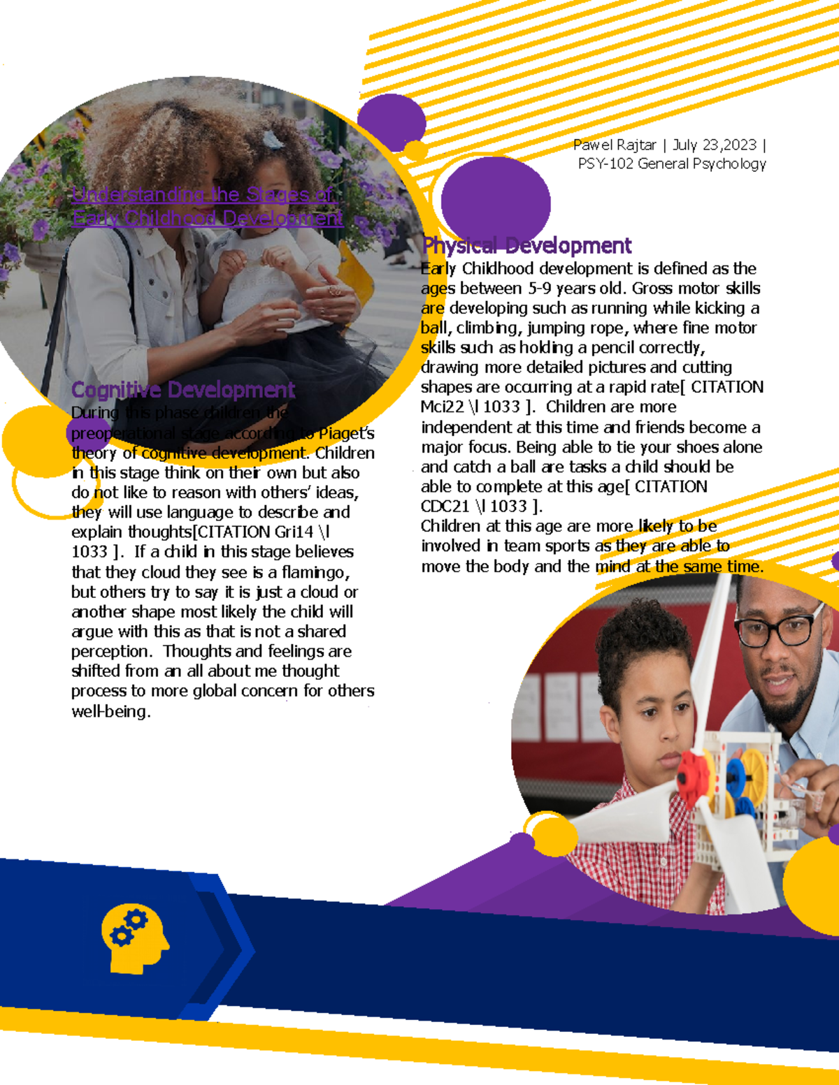 PSY-102-RS-T3-P Rajtar Newsletter - PARENT TEACHERS ASSOCIATION 20XX ...