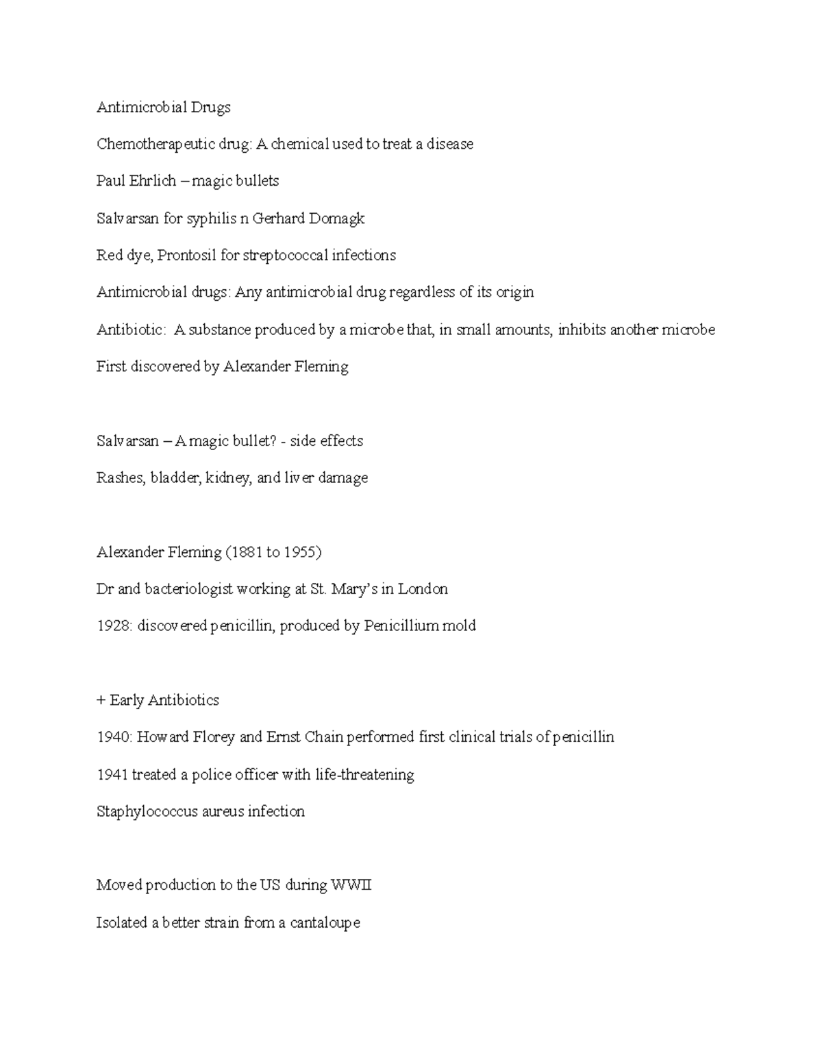 Antimicrobial drugs microbiology Antimicrobial Drugs Chemotherapeutic drug A chemical used to