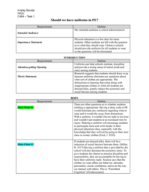 D095 Task 1 - Western Governors University. Managing Engaging Learning ...