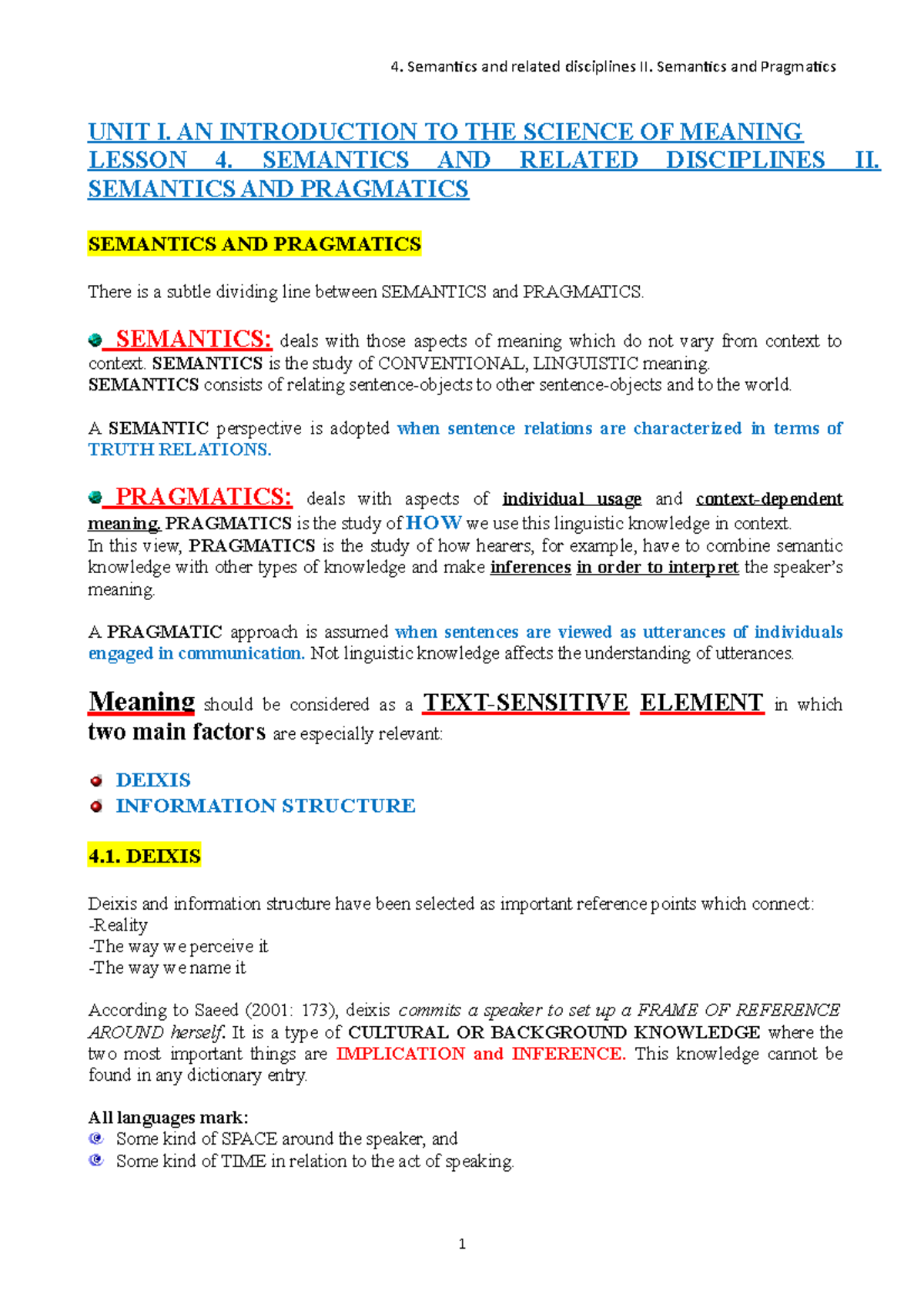 48989085- Resumen+ Lesson+4 - UNIT I. AN INTRODUCTION TO THE SCIENCE OF ...