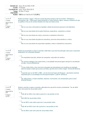 [Solved] At alguns anos atrs se acreditava que o empreendedor nascia ...