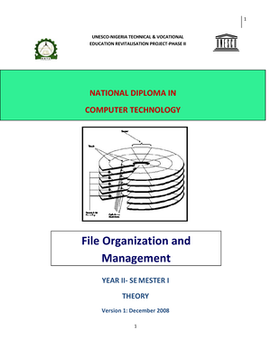 file organization and management