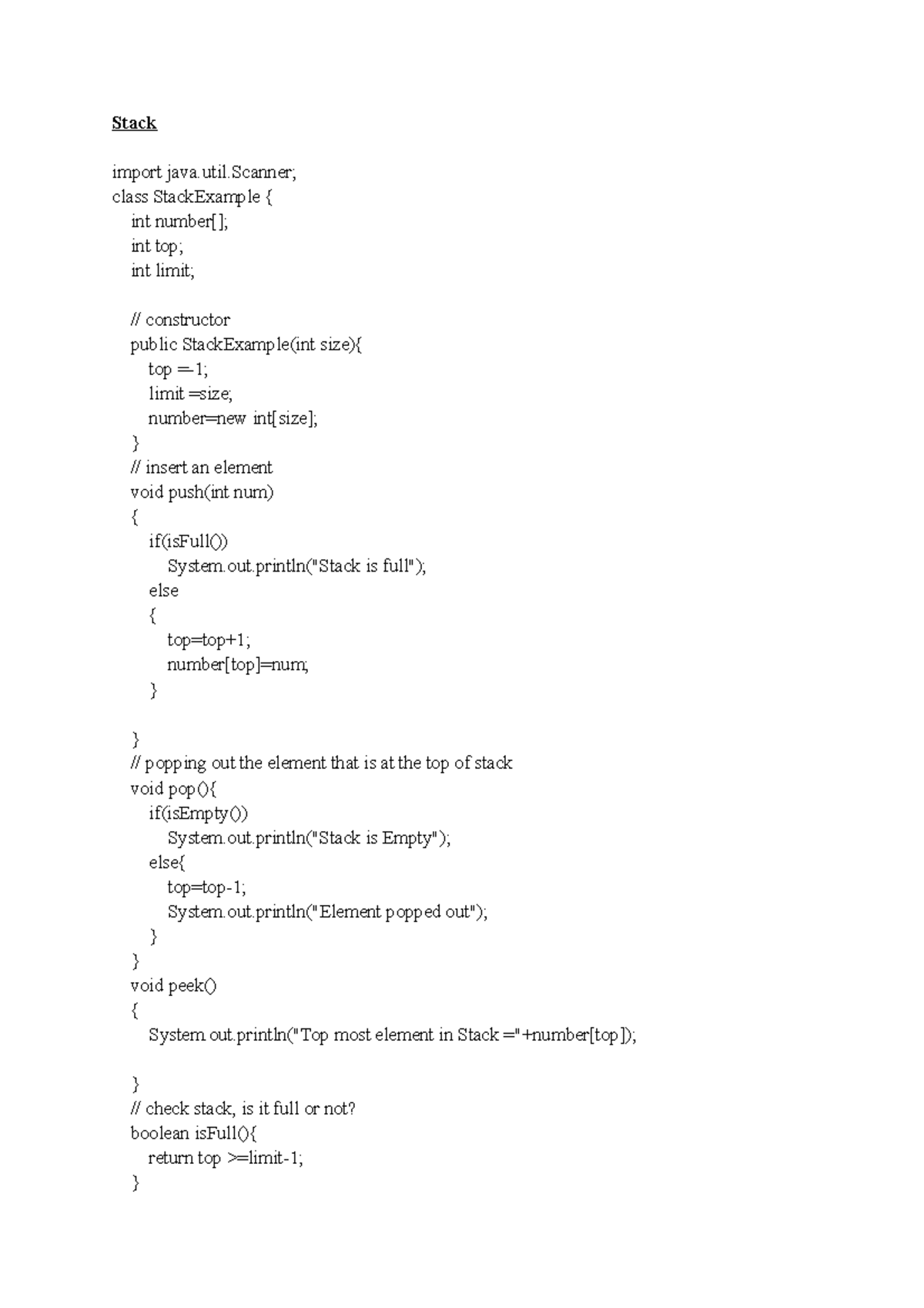 stack-stack-import-java-util-class-stackexample-int-number-int