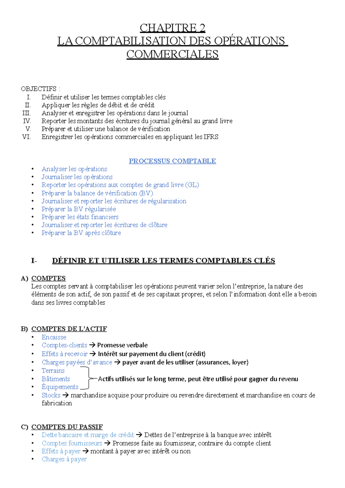 Chapitre 2 - Zeze - CHAPITRE 2 LA COMPTABILISATION DES OPÉRATIONS ...