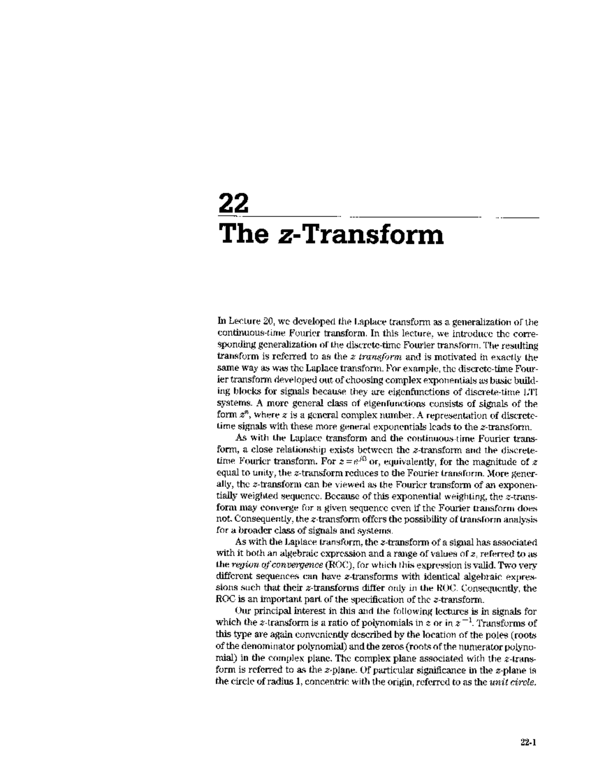 the-z-transform-the-z-transform-22-the-z-transform-in-lecture-20