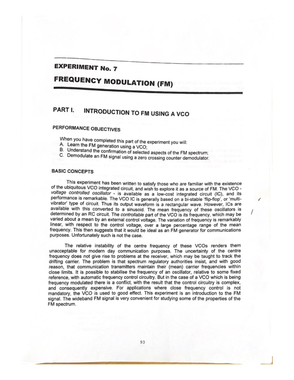 Experiment No 7 Bachelor Of Engineering Technology Major In Electronic Communications Experiment No 7 Bachelor Of Engineering Technology Major In Electronic Communications