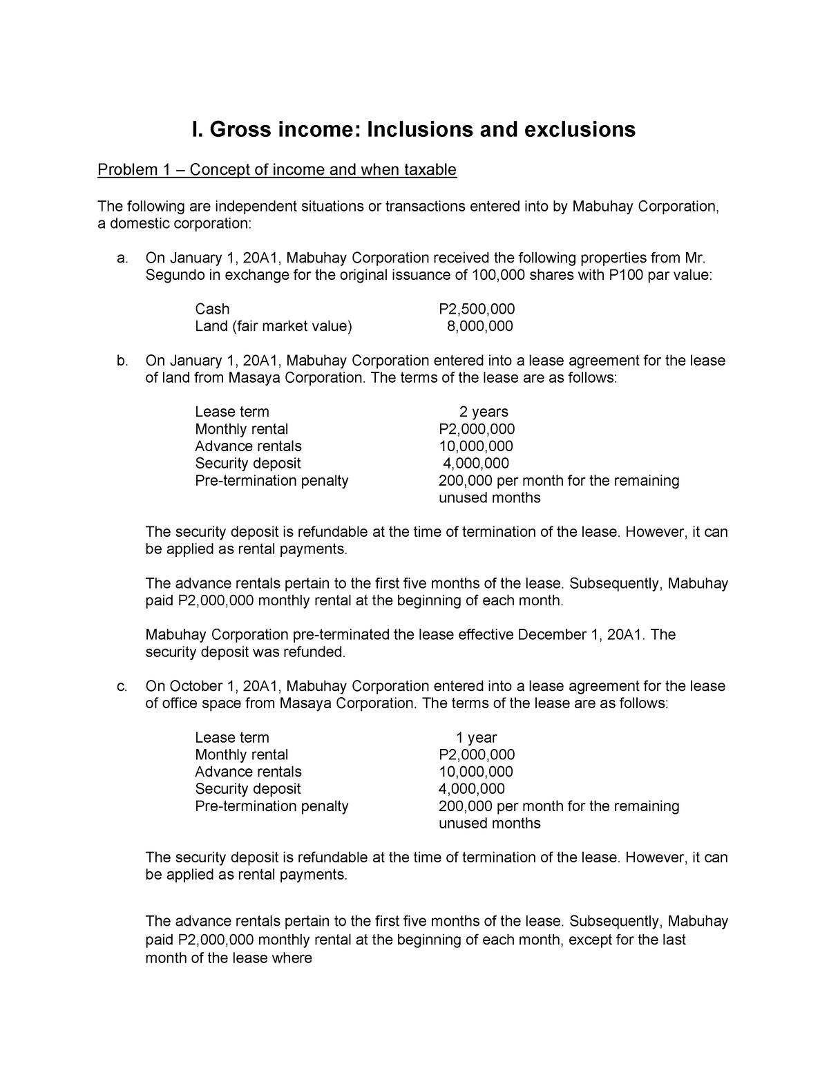 I.-Gross-Income-Inclusion-and-Exclusion - I. Gross Income: Inclusions ...