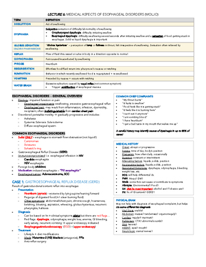 Lecture 11 - Constipation - EMANA SHEIKH – SUMMER 2020 LECTURE 11 ...