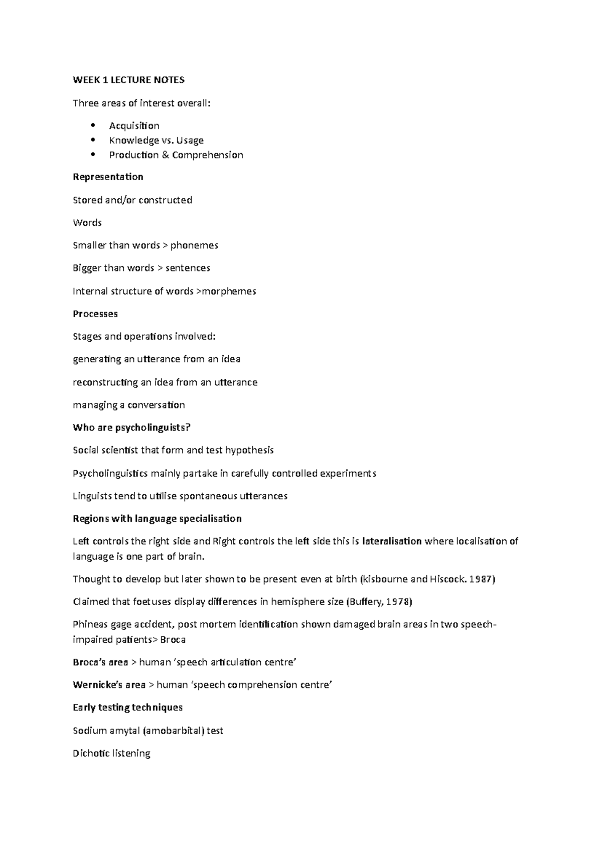 LATM WEEK 1 AND 2 - Lecture notes 1-2 - WEEK 1 LECTURE NOTES Three ...