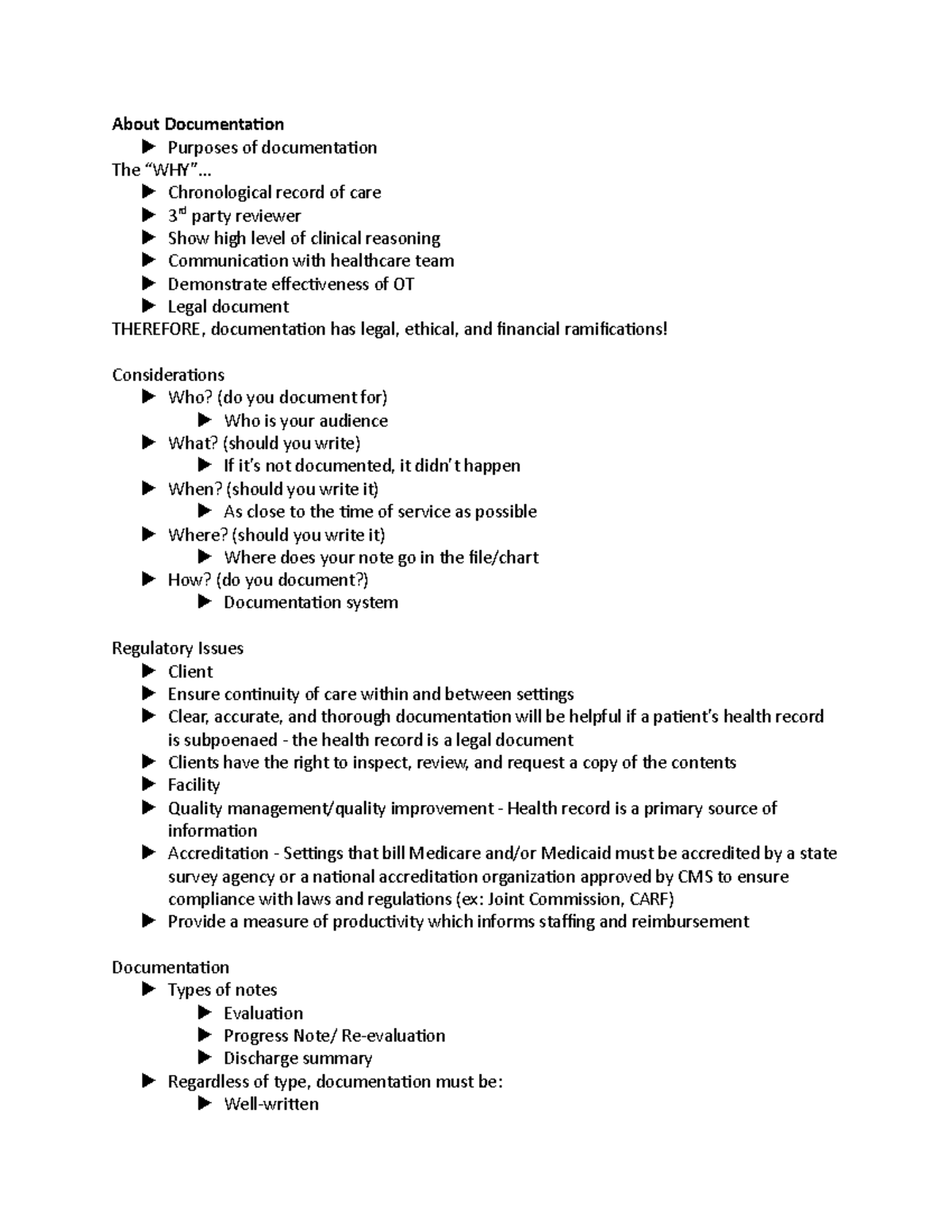 About Documentation - About Documentaion Purposes of documentaion The ...