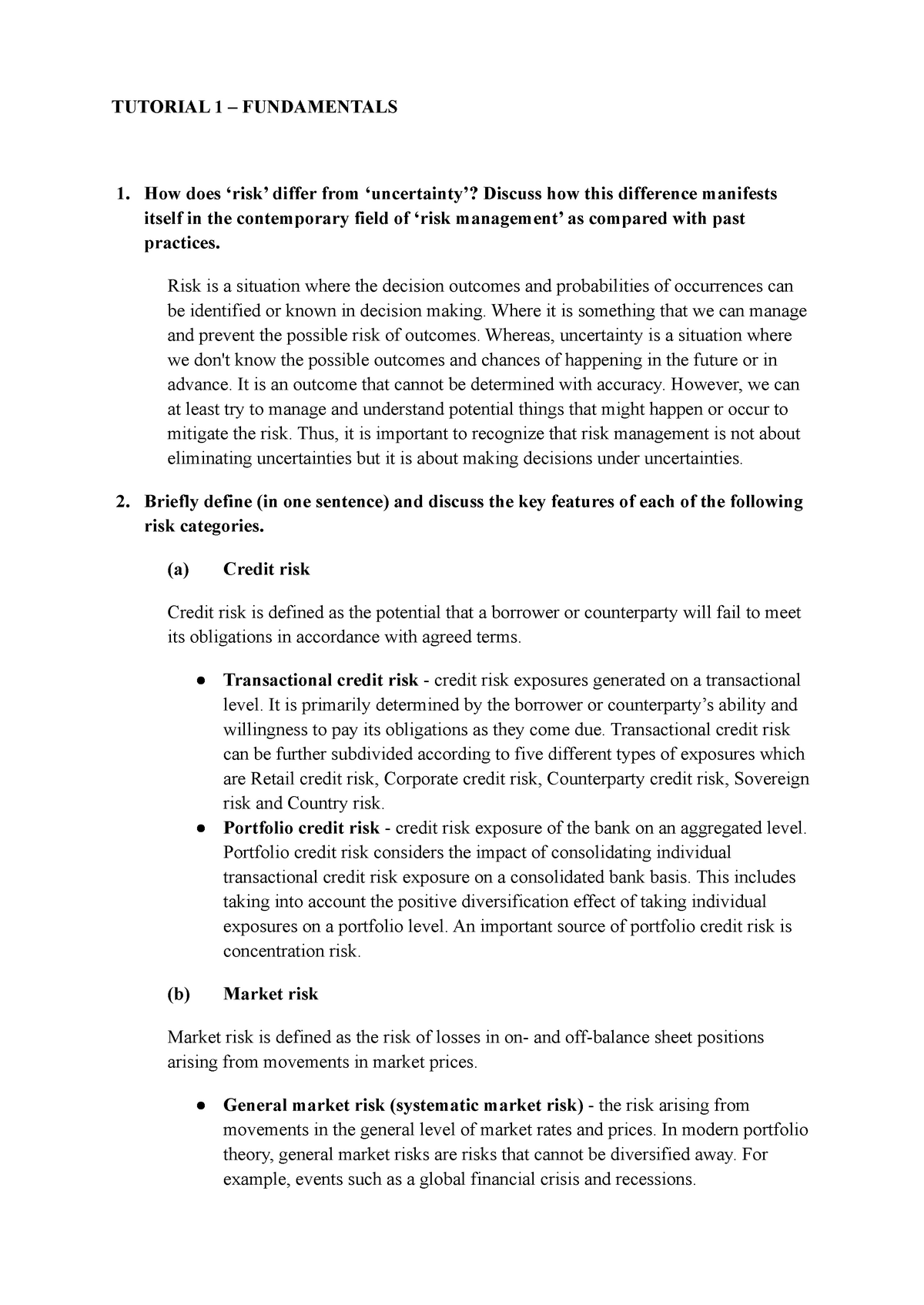 T1 - tutorial for introduction and fundamentals of risk management ...