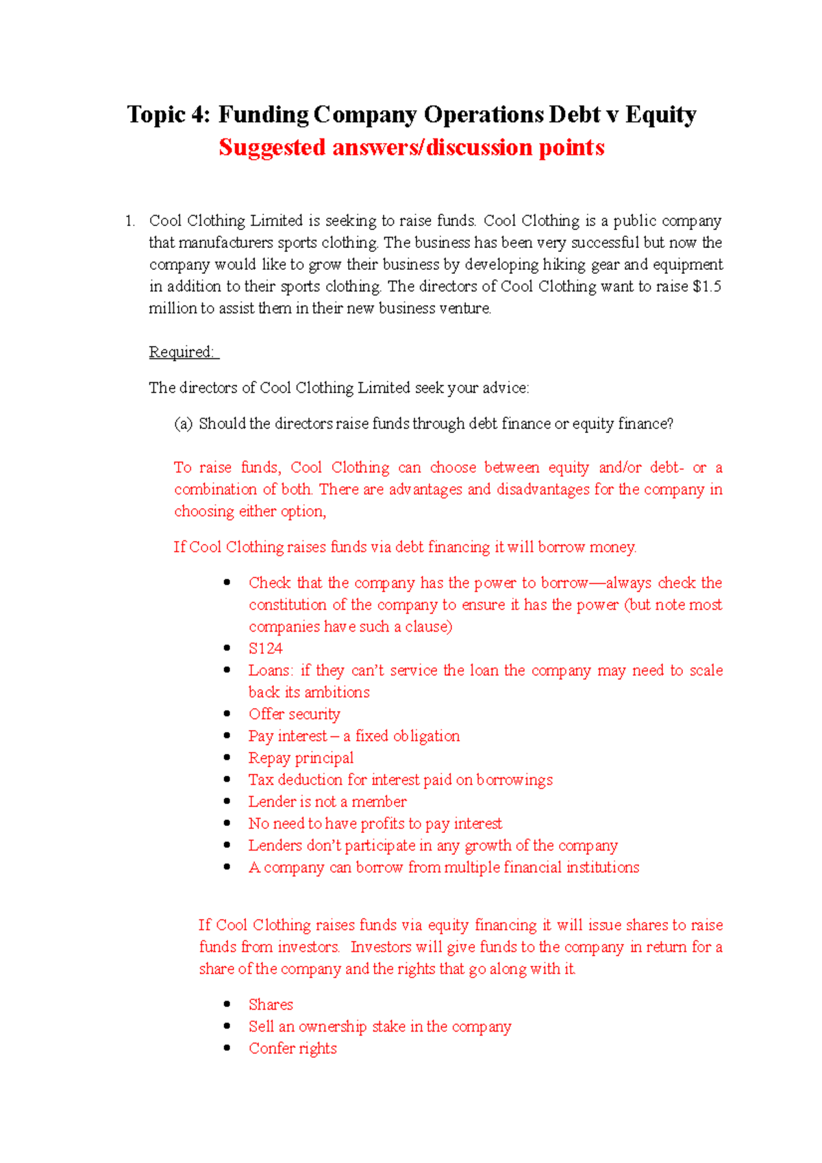 LIFM+Topic+4+Tutorial+Questions+-+Suggested+Answers+and+Talking+Points ...