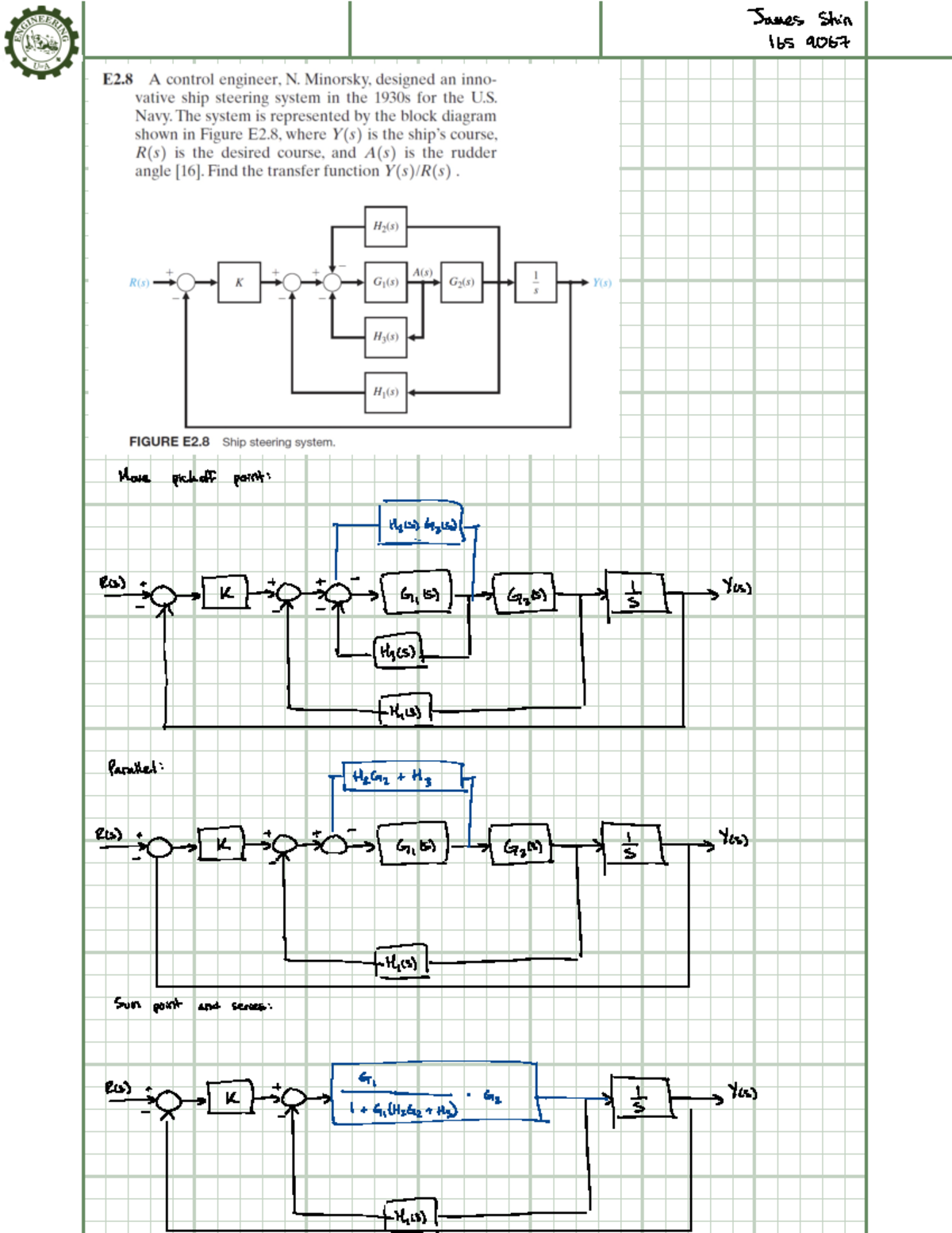 ECE 360 A2 - control systems - James Sehere Move pickoff point : I ...