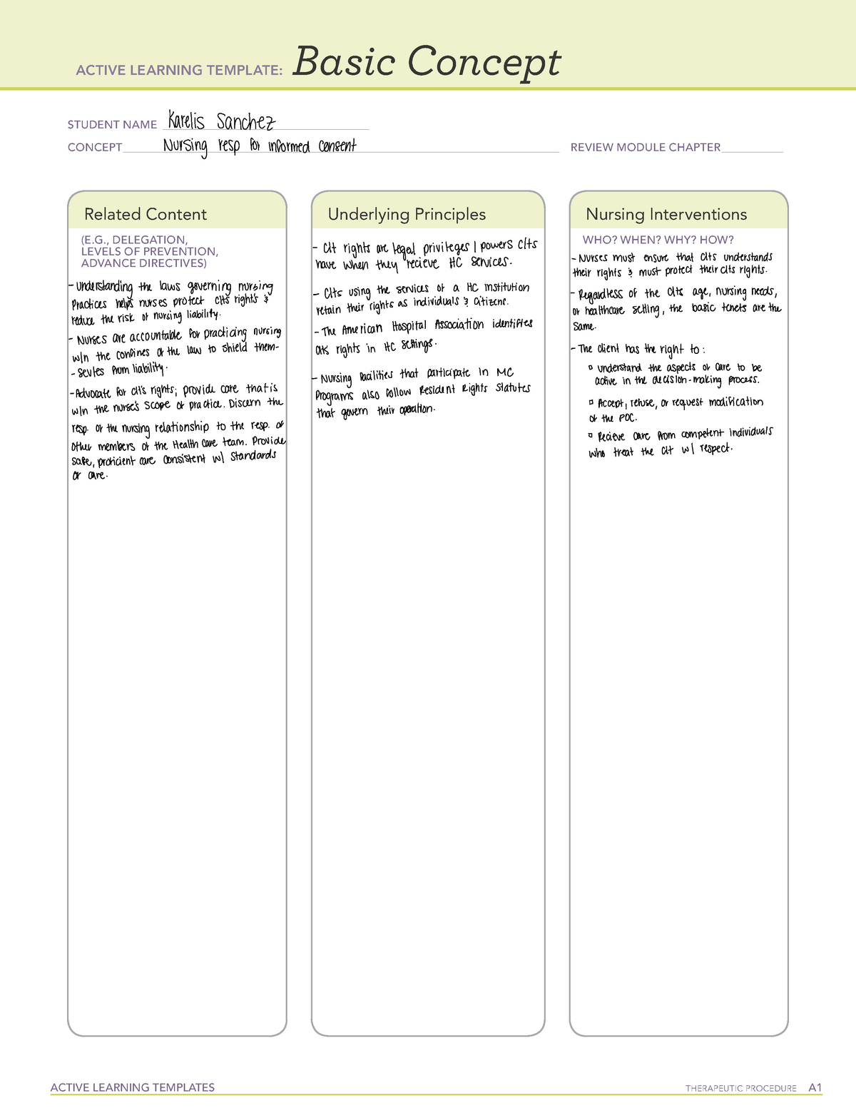 Ati Basic Concept Template Nutrition 2023 Template Printable