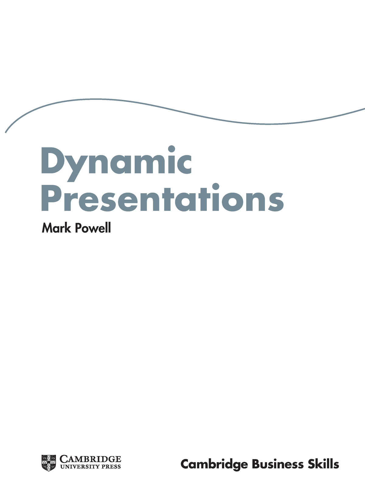 dynamic presentations cambridge