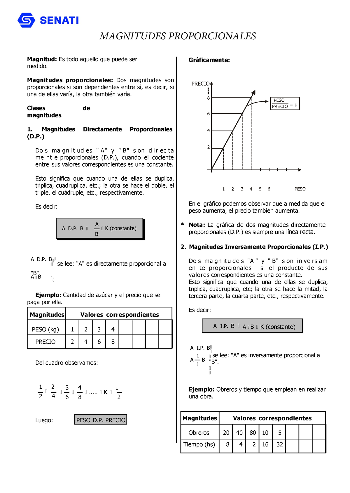 Magnitudes - Ejercicios Propuestos - Magnitudes Valores ...