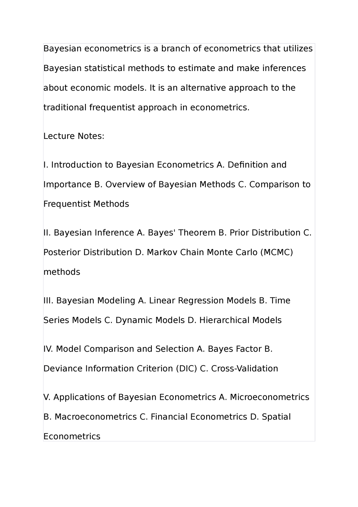 Econometrics: Definition, Models, and Methods