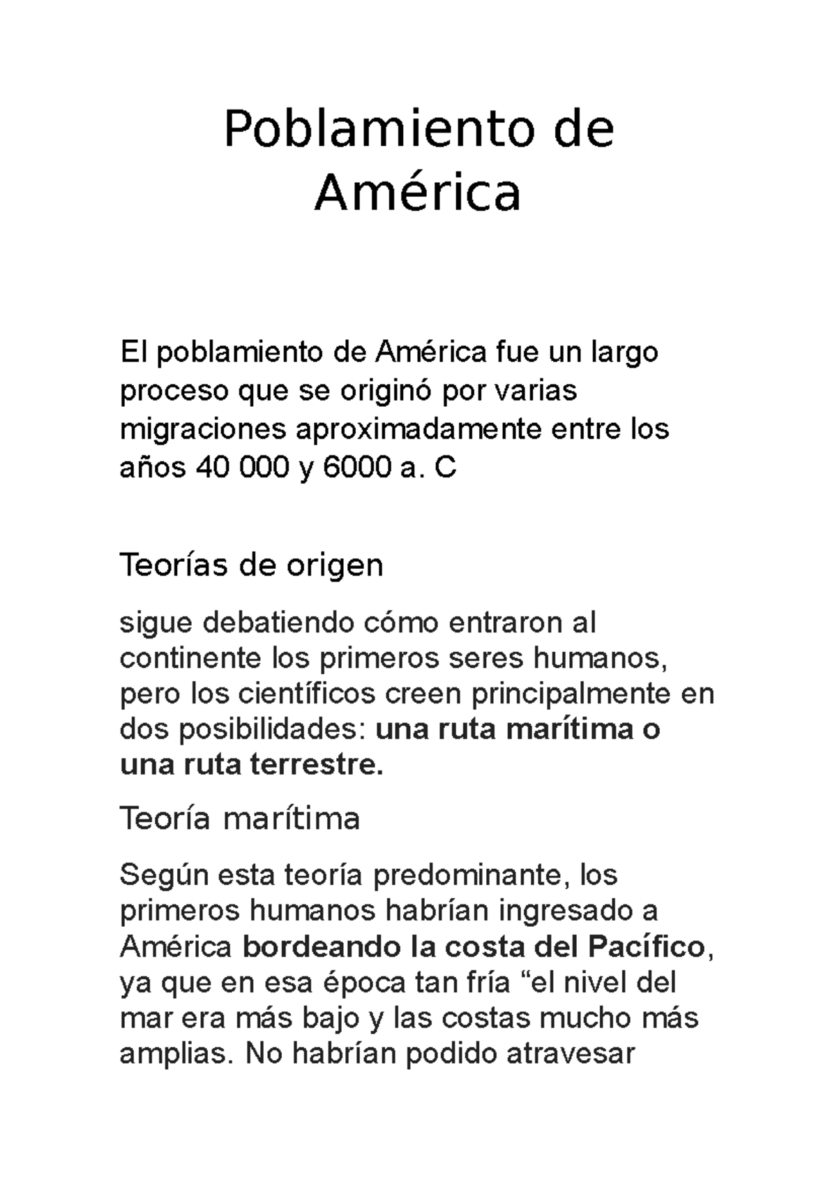 Poblamiento de Am rica expo Poblamiento - Thumb 1200 1698 