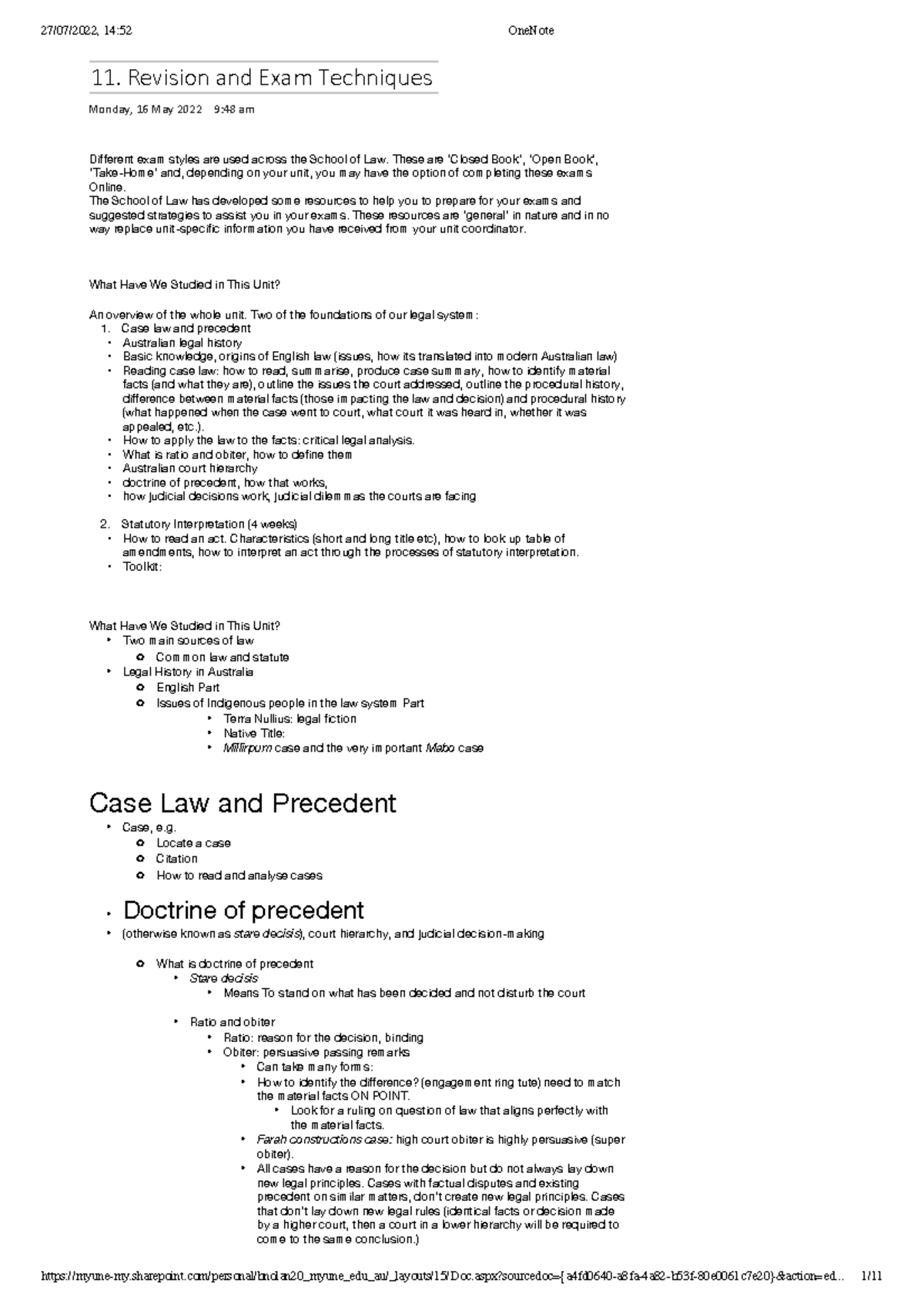 foundations-of-law-revision-and-exam-techniques-notes-11-revision