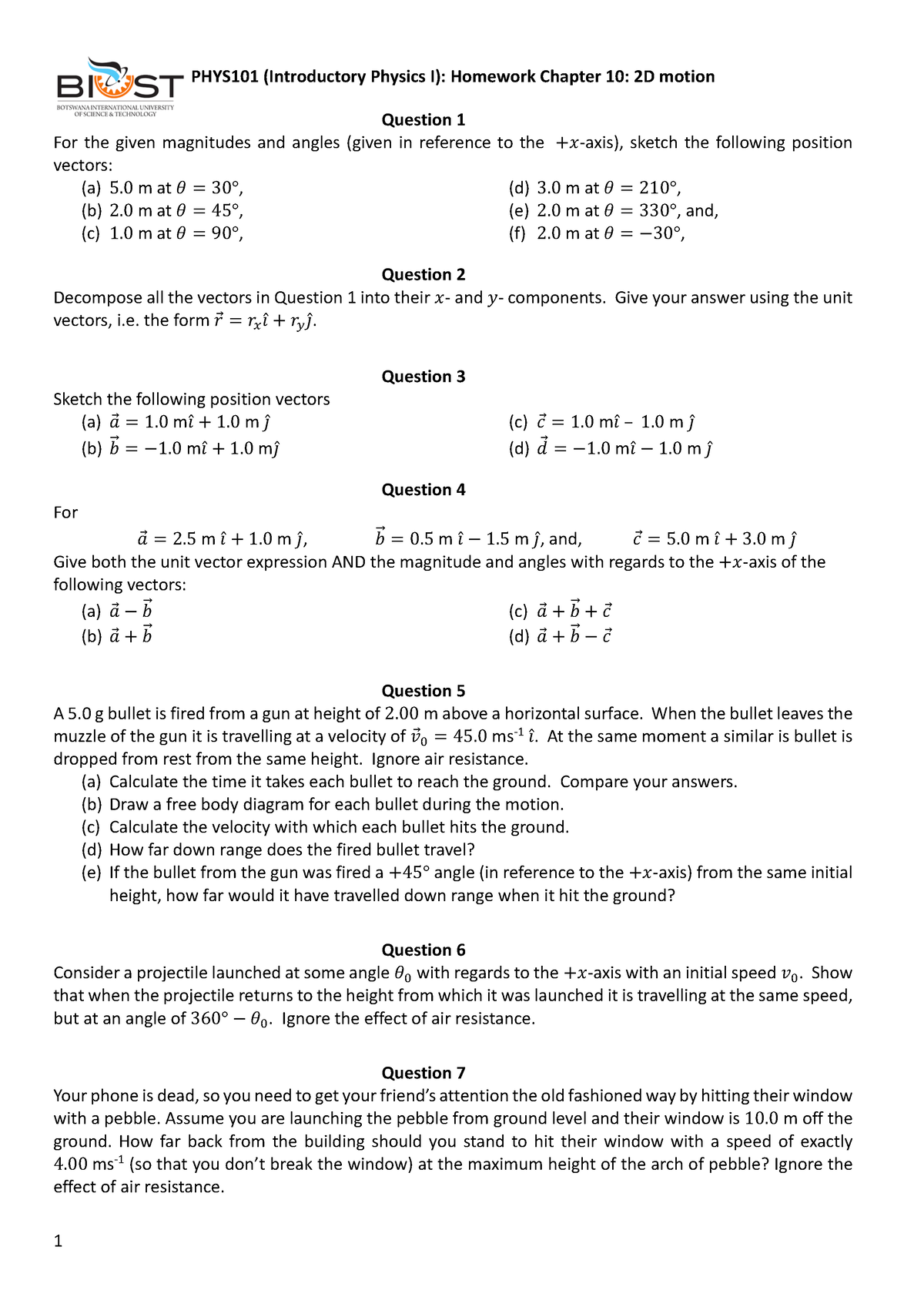 2021 Chapter 10 2D - Exam Samples And Answers - 1 PHYS101 (Introductory ...