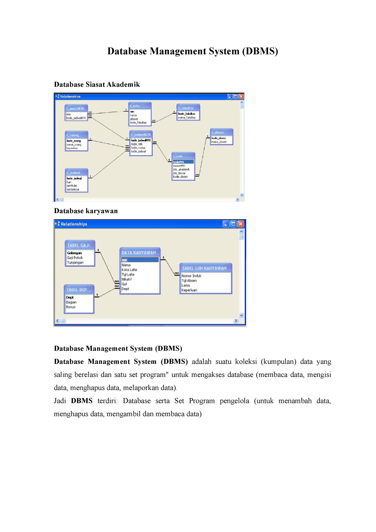 Basis Data #01b (Data Base Management System) - Database Management ...