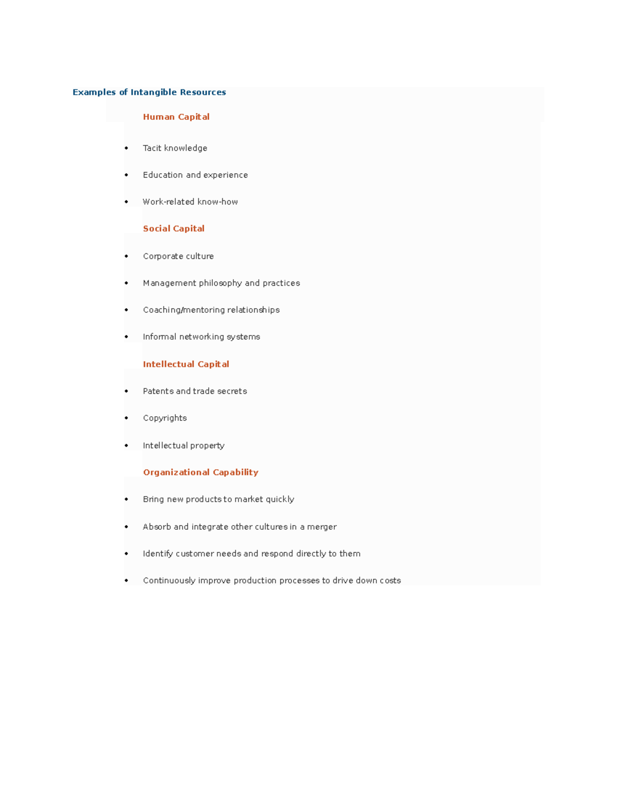 C235 Training & Development Important References - Examples of ...