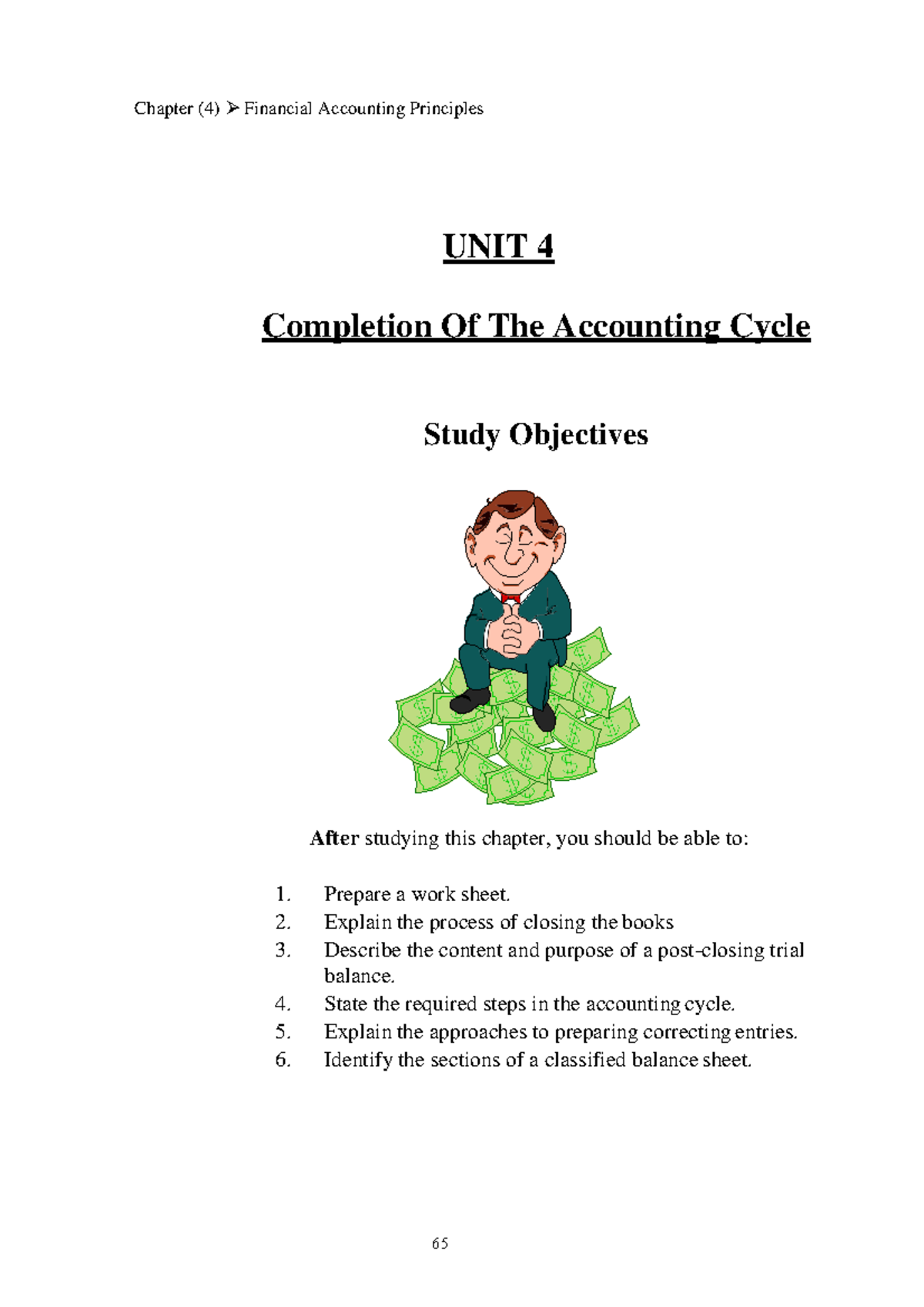 Financial Accounting Principles - Chapter - 4 - Business management ...